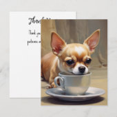 Chihuahua Bedankkaart (Voorkant / Achterkant)