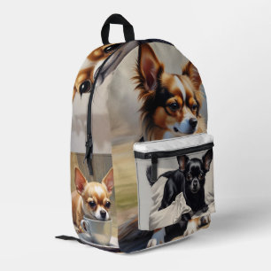 Chihuahua Bedrukte Rugzak