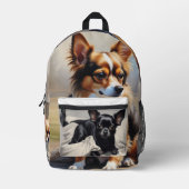 Chihuahua Bedrukte Rugzak (Voorkant)