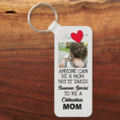 Chihuahua...Beste mam, aangepaste dubbelzijdige Sl Sleutelhanger (Voorkant)