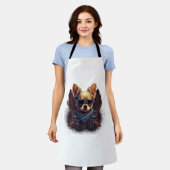 Chihuahua Biker Motorcycle Riding Dog Dad Schort (Gedragen)