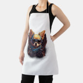 Chihuahua Biker Motorcycle Riding Dog Dad Schort (Insitu)