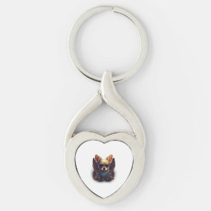 Chihuahua Biker Motorcycle Riding Dog Dad Sleutelhanger
