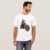 Chihuahua Biker T-shirt (Voorkant volledig)