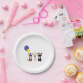 Chihuahua Birthday Party Paper Borden Papieren Bordje (Feest)