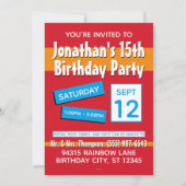 Chihuahua Birthday Pizza Pie Kaart (Achterkant)