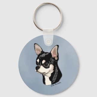 Chihuahua Black & Tan Sleutelhanger