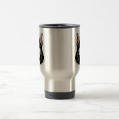 Chihuahua Black & Tan Travel Mug Reisbeker (Center)