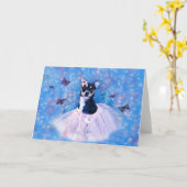 Chihuahua - Blanco kaart (Gele Bloem)