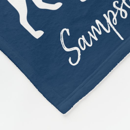 Chihuahua Blanket Personalized Dog Gift Fleece Deken (Hoek)