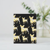 CHIHUAHUA BLING! BRIEFKAART (Staand voorkant)