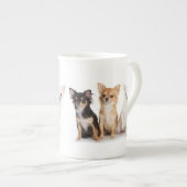 Chihuahua Bone China Mok (Voorkant rechts)