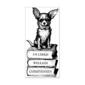  Chihuahua Bookplate Rubberstempel (Afrduk)