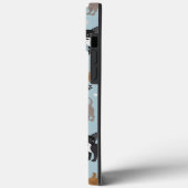 Chihuahua Botten en Paws Blue Case-Mate iPhone Case (Achterkant / Links)