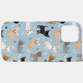 Chihuahua Botten en Paws Blue Case-Mate iPhone Case (Achterkant (horizontaal))