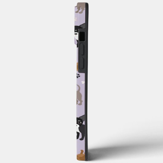 Chihuahua Botten en Paws Paars Case-Mate iPhone Case (Achterkant / Links)