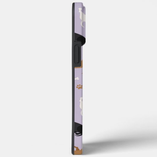 Chihuahua Botten en Paws Paars Case-Mate iPhone Case (Achterkant / Rechts)