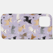 Chihuahua Botten en Paws Paars Case-Mate iPhone Case (Achterkant (horizontaal))