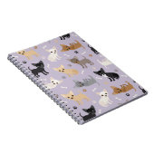 Chihuahua Botten en Paws Paars Notitieboek (Rechterzijde)