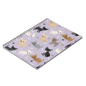 Chihuahua Botten en Paws Paars Notitieboek (Linkerzijde)