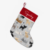 Chihuahua Botten en poten Kleine Kerstsok (Voorkant (Hangend))