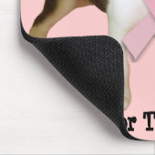 Chihuahua Breast Cancer Mousepad Muismat (Hoek)