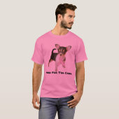 Chihuahua Breast Cancer Unisex T-Shirt (Voorkant volledig)