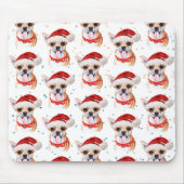 Chihuahua Breed Waterverf Dog Pattern Muismat (Voorkant)