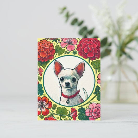 Chihuahua Briefkaart (Staand voorkant)