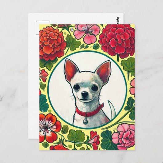 Chihuahua Briefkaart (Voorkant / Achterkant)