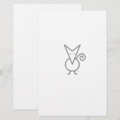 Chihuahua Briefpapier (Voorkant / Achterkant)