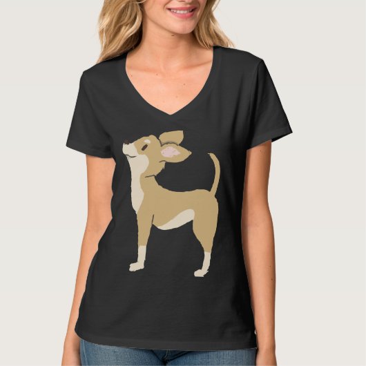 Chihuahua Brown T-shirt (Voorkant)