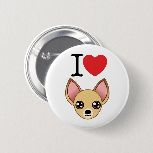 Chihuahua Button (Voorkant /achterkant)