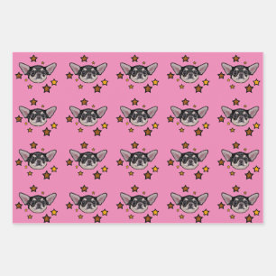 Chihuahua-cadeaupakket Inpakpapier Vel