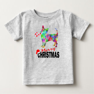 Chihuahua & Candy Cane Prettig Kerst Peuter T-shir