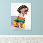 Chihuahua Canvas Afdruk (Insitu (Houten vloer))