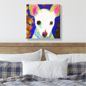 Chihuahua Canvas Afdruk (Insitu (Slaapkamer))