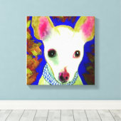 Chihuahua Canvas Afdruk (Insitu (Houten vloer))