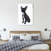 Chihuahua Canvas Afdruk (Insitu (Slaapkamer))