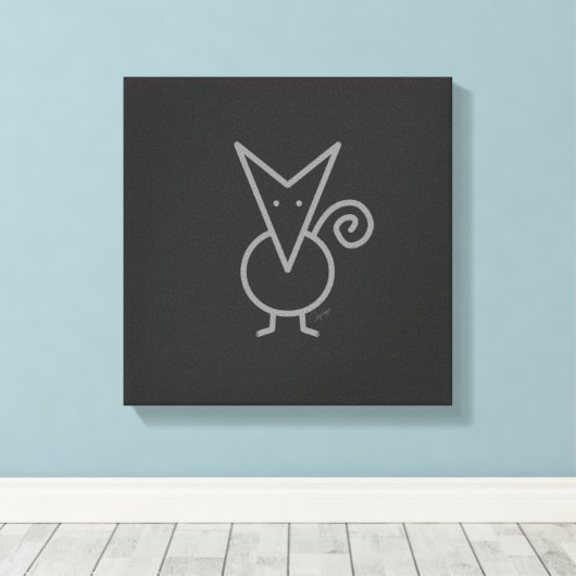 Chihuahua Canvas Afdruk (Insitu (Houten vloer))