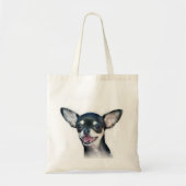 Chihuahua canvas tas (Voorkant)