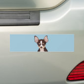 Chihuahua cartoon bumpersticker (Op auto)