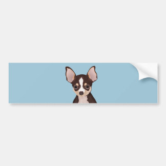 Chihuahua cartoon bumpersticker