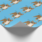 Chihuahua cartoon cadeaupapier (Hoek)