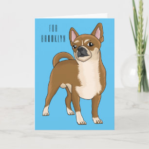 Chihuahua cartoon kaart