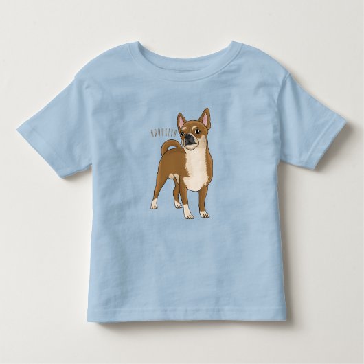Chihuahua cartoon kinder shirts (Voorkant)