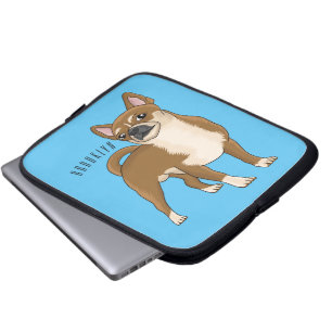 Chihuahua cartoon laptop sleeve