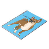 Chihuahua cartoon notitieboek (Linkerzijde)