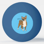 Chihuahua cartoon pingpongbal (Achterkant)