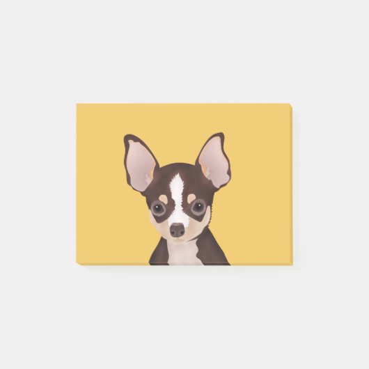 Chihuahua Cartoon Post-it® Notes (Voorkant)